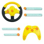 RedCrab Kinder Lenkrad mit 360° Rotation – Interaktives Lernspielzeug für Jungen & Mädchen – Bild 7