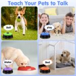 vsshe Haustier-Trainings-Buzzer mit Aufnahmefunktion – 6er Set für Hund & Katze – Bild 7