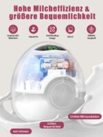 Lulia LU05 Elektrische Milchpumpe Handsfree – 350mmHg Absaugung mit 4 Modi & 9 Stufen – Bild 2