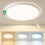 Bowfar LED Deckenleuchte 12W 2600LM – Dimmbar mit Fernbedienung, IP54 Wasserfest, Ø30CM – Bild 2
