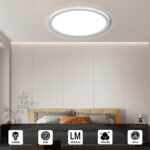 LQWELL LED-Deckenleuchte 24W ultradünn – IP44 wasserfest für Bad & Wohnräume – Bild 2