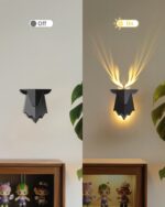Fuloon Hirschschatten LED Wandleuchte mit Fernbedienung – Dimmbar & Wiederaufladbar – Bild 4