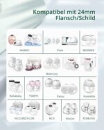10er Set Flansch-Einsätze 13-21mm – Universal Milchpumpen Zubehör für Momcozy, Medela & mehr – Bild 5