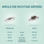 Koala Babycare Silberhütchen – 2 Stück Stillhütchen für empfindliche Brustwarzen – Bild 3