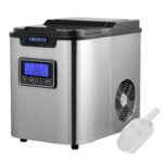 Arebos Eiswürfelmaschine 12 kg/24 h – Kompakte Eisproduktion mit 3 Würfelgrößen