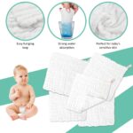 Koo-dib Musselin Tücher 30er Set – Mulltücher 25x25 cm für Babys & Neugeborene – Bild 6