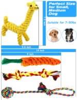 Decyam 4er-Pack Hundespielzeug aus Baumwolle – Kauspielzeug für Welpen & kleine Hunde – Bild 2
