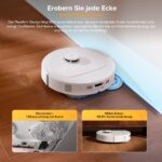 roborock Qrevo S5V Saugroboter mit Wischfunktion – 12.000 Pa Saugkraft & Warmlufttrocknung – Bild 4
