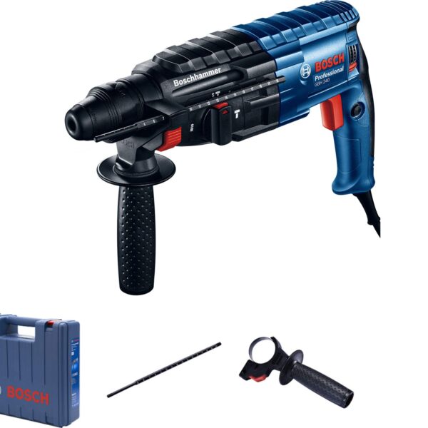 Bosch Professional GBH 240 Bohrhammer – 790 W SDS-plus Meiselhammer mit Koffer