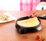 Rosenstein & Söhne Crêpes-Maker 650 W – Elektrischer Crêpeur mit 23 cm Durchmesser – Bild 5