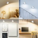 Giliwosy LED Wandleuchte Akku 2er Set – 360° Drehbar, 3 Farbtemperaturen, Dimmbar – Bild 8
