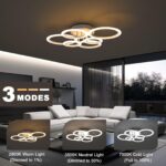 RUYI 72W LED Deckenleuchte Ø80cm – Dimmbar mit Farbwechsel & Fernbedienung – Bild 2