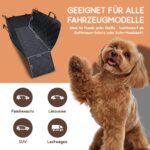 Recalma Hundedecke Auto Rückbank mit Seitenschutz – Wasserdichter Rücksitzschutz für PKW, SUV & LKW – Bild 3
