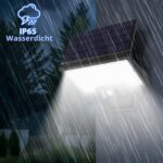 JESLED Solarleuchte 108 LEDs mit Bewegungsmelder & 3 Farbtemperaturen – IP65 Aussenleuchte – Bild 8