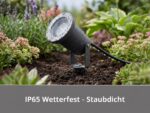 Schwenkbarer Gartenstrahler mit Erdspieß & GU10 LED – IP65 Gartenbeleuchtung – Bild 4