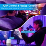 Taipow LED Deckenlampe 30W Dimmbar – RGB Farbwechsel mit Alexa & App-Steuerung – Bild 3