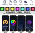 EXTRASTAR Smart LED Deckenleuchte 24W – Dimmbar, WLAN & Sprachsteuerung für Alexa – Bild 7