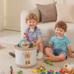 Tidelit Spielzeugkorb Giraffe – Aufbewahrungskorb für Kinderzimmer & Babyzimmer – Bild 4