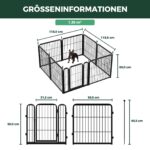 FXW Aster Welpenauslauf 60 cm, 8-teilig – Sicherer Hundespielbereich für Garten & Camping – Bild 6