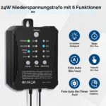 MALORY LED Gartenbeleuchtung 6er Set – 16,5 m Gartenleuchten mit Transformator & IP65 Schutz – Bild 4