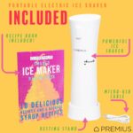 PREMIUS Kabellose Rasiereimaschine – 40 Schneekegel pro Ladung, USB-wiederaufladbar – Bild 6