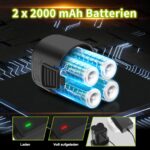 VOERJIA 16.8V Akkuschrauber mit 50 Nm & 2 Akkus – Bohrmaschine 3-in-1 für Heimwerker – Bild 6