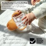 Evorie Tritan Trinklernbecher 200 ml – 360° Gewichtsstrohhalm für Babys ab 6 Monaten – Bild 3