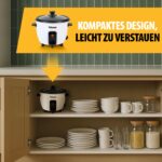 Tristar Reiskocher 0,6 L – Kompakte Reiszubereitung mit Warmhaltefunktion & Antihaft-Topf – Bild 7
