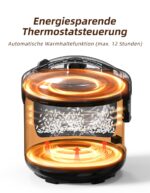 Eamoment Reiskocher 1L mit Antihaftbeschichtung – Dampfgarer für 1–5 Personen – Bild 5