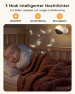 BOIFUN 2.5K WLAN-Babyphone mit 5,5-Zoll-Monitor – KI-Erkennung & 360° Kamera für sicheren Babyschlaf – Bild 9