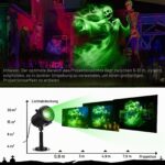 Weewooday 3D Projektor mit 12 HD-Filmen – Weihnachts- & Halloween-Deko mit Fernbedienung – Bild 4
