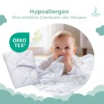Babydecke 100x135 cm – Warme Kinderbettdecke mit Oeko-Tex Zertifikat für sicheren Schlaf – Bild 4