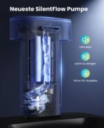 oneisall 2.2L kabelloser Katzenbrunnen – 20dB ultraleise mit Bewegungsmelder & 45 Tage Akkulaufzeit – Bild 2