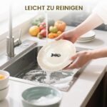 Yooyan Erhöhter Katzennapf-Set Keramik 10cm – Ergonomischer Futternapf mit Metallständer & Silikonmatten – Bild 6