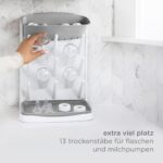 Ubbi Vertical Baby Bottle Drying Rack – Platzsparendes Abtropfgestell für 13 Flaschen – Bild 4