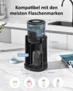 HEYVALUE Flaschenzubereiter – Warmwasser in 25 Sekunden mit 4 Temperaturstufen & Nachtlicht – Bild 8