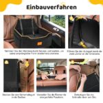 GL GLENSLAVE Hundesitz für Autos – Erhöhungssitz bis 25 kg mit abnehmbarem Bezug – Bild 6