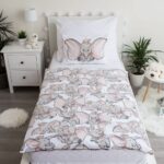 Dumbo Disney Baby-Bettwäsche 100x135 cm – Baumwoll-Bettbezug für Kinderbetten – Bild 4