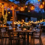 Hqynss 8er Solar-Hängeleuchten mit Flammeneffekt – IP65 Gartenleuchten für Aussen – Bild 4