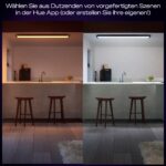Philips Hue Aurelle LED Panelleuchte 120x30 cm – Smart Home Deckenleuchte mit Sprachsteuerung – Bild 5