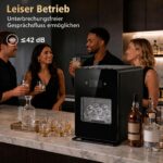 COSTWAY Eiswürfelmaschine für Eiskugeln – 150 Stück/Tag, 5cm Kugeln, Selbstreinigung – Bild 8
