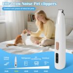 DUBUOZA PawTrim Pro – Kabelloses Haustierhaarschneidegerät mit LED & USB für Hunde & Katzen – Bild 3