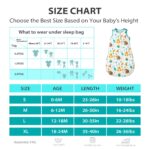 Mosebears Baby Winterschlafsack 2.5 Tog – Baumwolle für Neugeborene bis 18 Monate – Bild 3