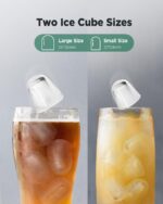 Silonn Eiswürfelmaschine – 9 Würfel in 6 Min., 12 kg/24h, 2 Grössen, tragbar – Bild 2