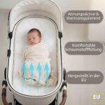Totsy Baby Kinderwagenmatratze 72x33 cm – Atmungsaktive Babymatratze für Kinderwagen & Beistellbett – Bild 6
