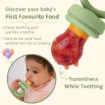 MumEZ Fruchtsauger Baby Set mit 2 Feedern & 3 Nippelgrössen – Sicheres Zahnen & Beikost – Bild 3