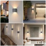 YindaLux LED-Aussenlampe mit Bewegungsmelder 12W 1320lm – Anthrazit 2er Set – Bild 7