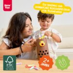 Nene Toys Specht-Magnetspiel ab 2 Jahren – Montessori Holzspielzeug für Feinmotorik & Farbenlernen – Bild 2