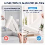 YabeePet Fusselroller 16 cm – Extra starke Haftkraft für Tierhaare & Möbel – Bild 5