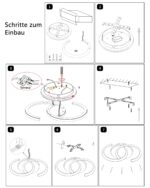 Meloweel LED Deckenlampe 40cm mit Holzrahmen – 28W dimmbar & farbtemperaturgesteuert – Bild 8